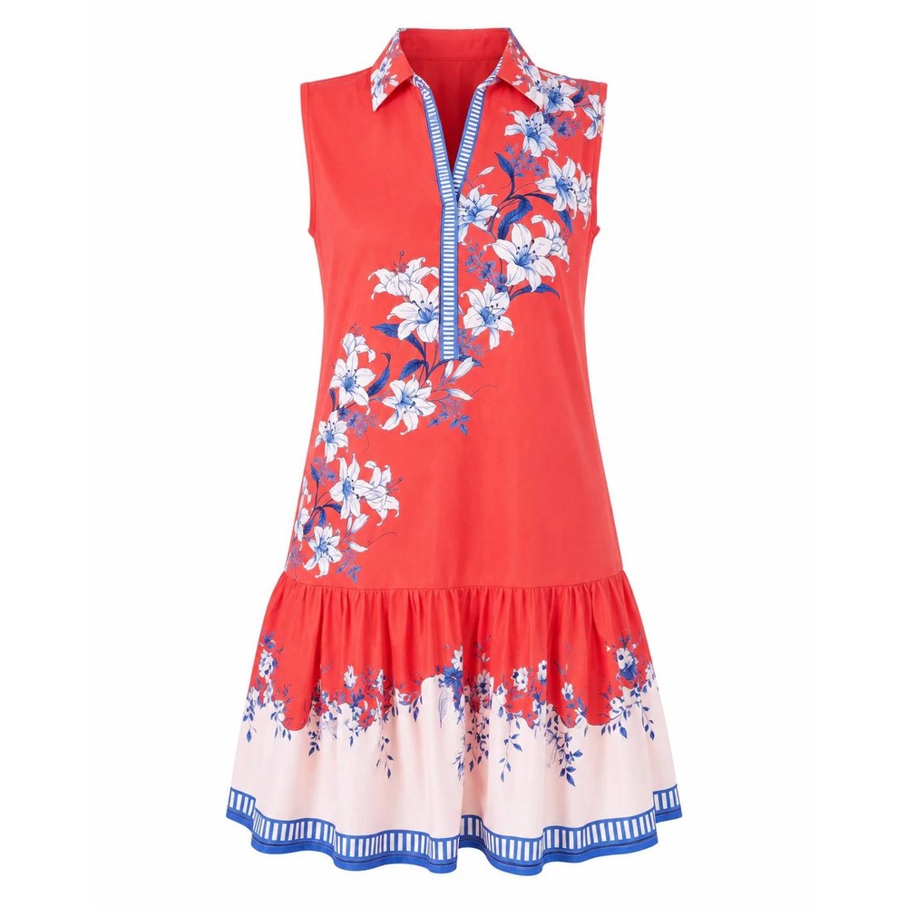 Isla & Payal Havana Mini Dress Lily Red Small New With Tags